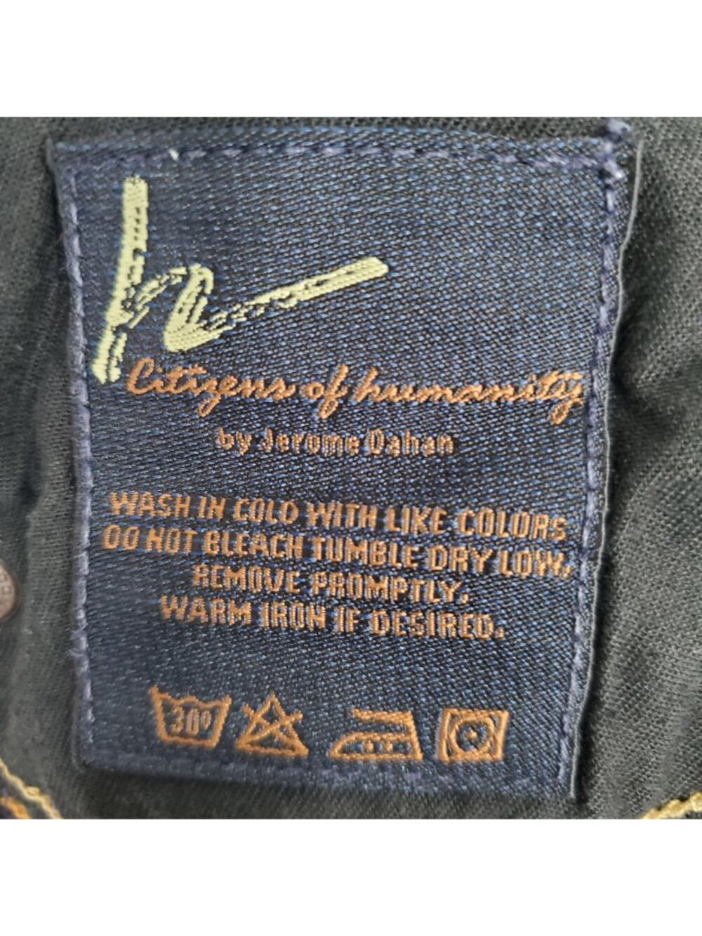Citizens Of Humanity Womens Sz 29 Jeans Kelly #003 Low Waist Denim Cropped Blue - Picture 7 of 11